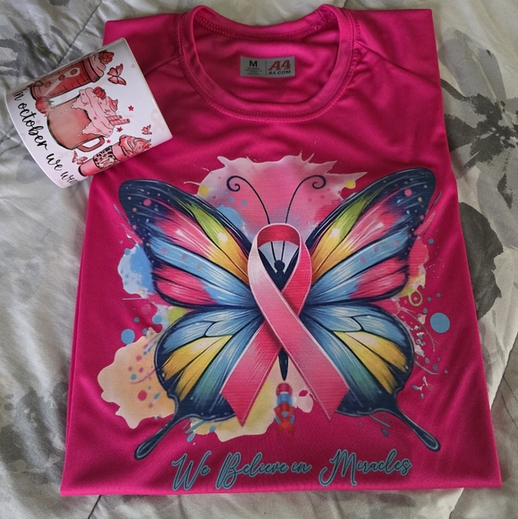 Womens Cancer Awareness T-shirt - Picture 3 of 4